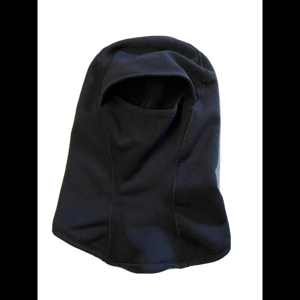 PATAGONIA Black Vintage USA Made Face Mask Head Cover Sz L